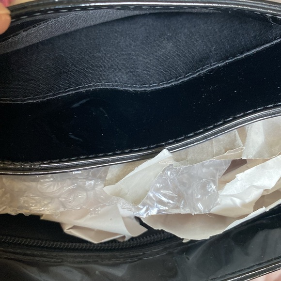 Bundle 3 for 50% off 1970s-80s Ganson Black Patent Leather Bag - Picture 11 of 11